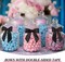 60 Pcs Satin Ribbon Bows 3 x 3 Inches Self Adhesive Satin Bows for Gift Wrapping Premade Ribbon Bows with Double Sided Tape for Crafts